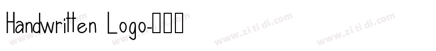 Handwritten Logo字体转换